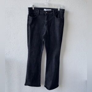 Levi Women Size 16 Black Shaping Mid Rise Bootcut Jeans Stretch Western 5 Pocket